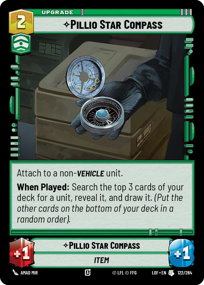 Pillio Star Compass (122/264) (122/264) [Legends of the Force] | Fandemonia Ltd
