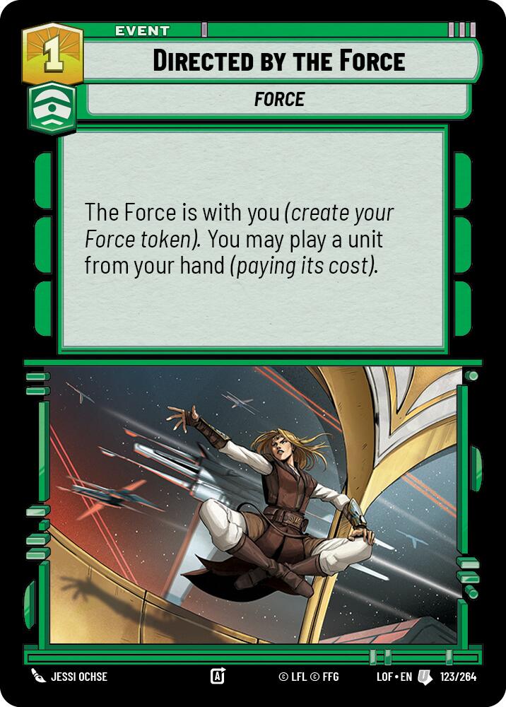 Directed by the Force (123/264) (123/264) [Legends of the Force] | Fandemonia Ltd