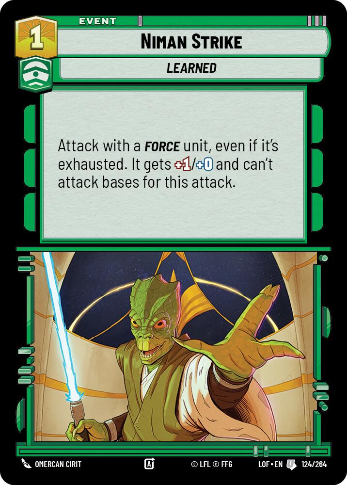 Niman Strike (124/264) (124/264) [Legends of the Force] | Fandemonia Ltd