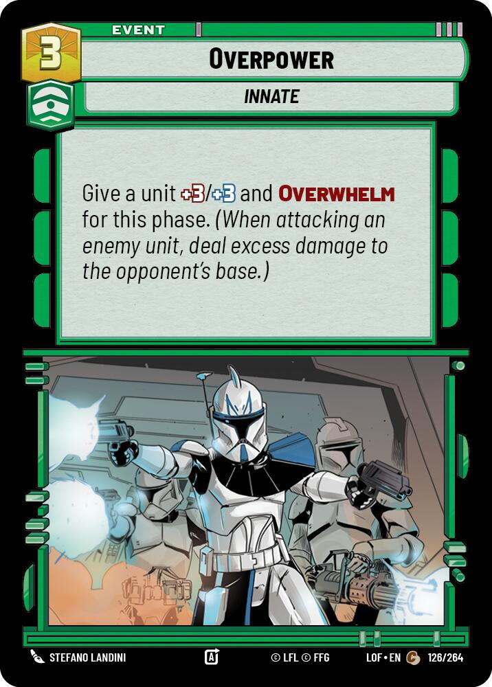 Overpower (126/264) (126/264) [Legends of the Force] | Fandemonia Ltd