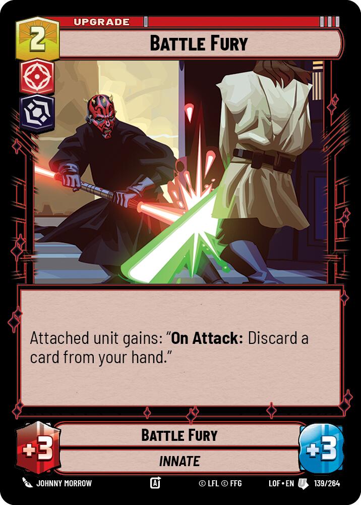 Battle Fury (139/264) (139/264) [Legends of the Force] | Fandemonia Ltd