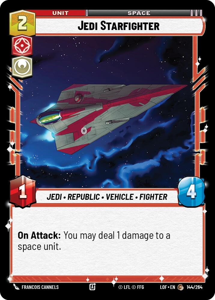 Jedi Starfighter (144/264) (144/264) [Legends of the Force] | Fandemonia Ltd