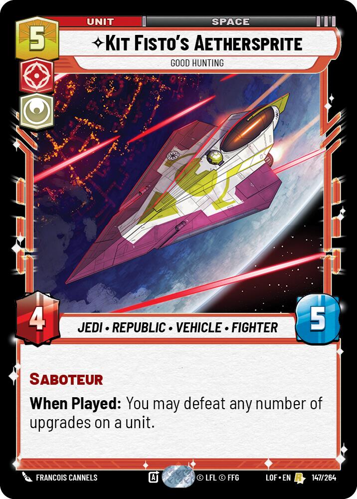 Kit Fisto's Aethersprite - Good Hunting (147/264) (147/264) [Legends of the Force] | Fandemonia Ltd