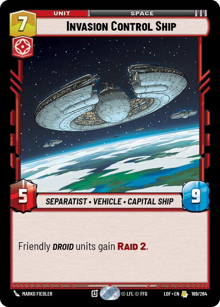 Invasion Control Ship (169/264) (169/264) [Legends of the Force] | Fandemonia Ltd
