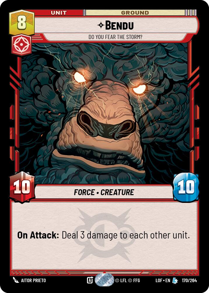 Bendu - Do You Fear the Storm? (170/264) (170/264) [Legends of the Force] | Fandemonia Ltd