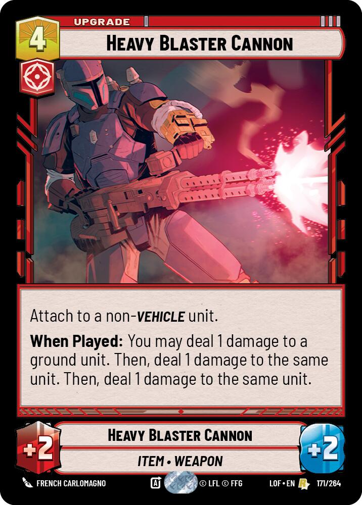 Heavy Blaster Cannon (171/264) (171/264) [Legends of the Force] | Fandemonia Ltd