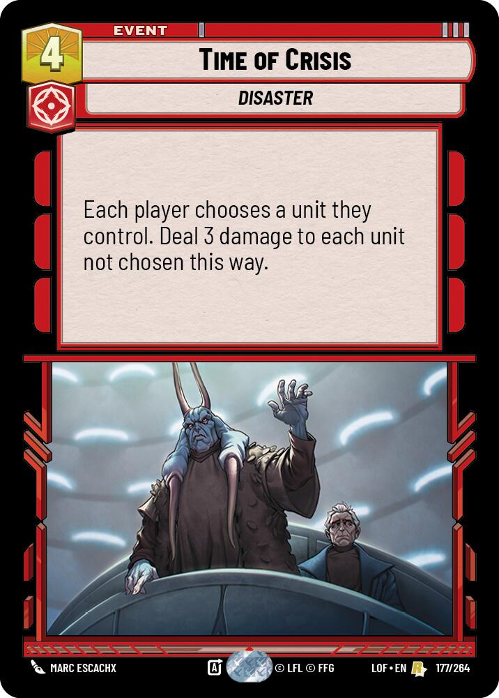 Time of Crisis (177/264) (177/264) [Legends of the Force] | Fandemonia Ltd