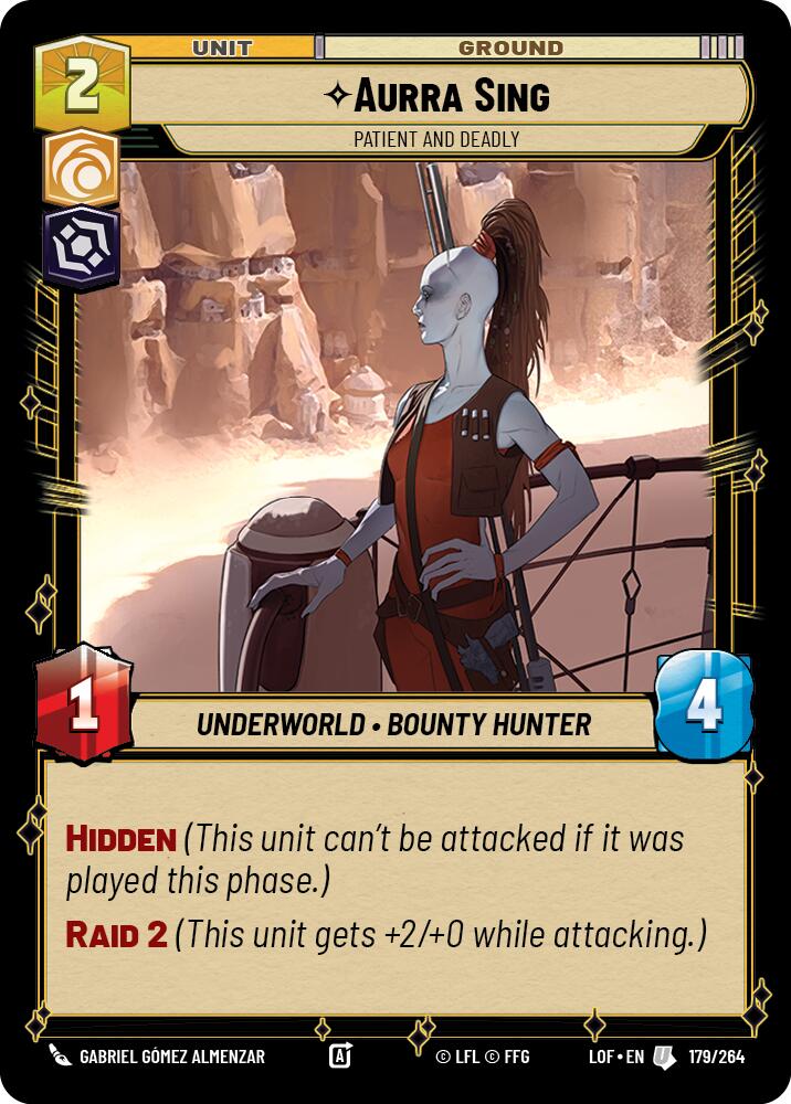 Aurra Sing - Patient and Deadly (179/264) (179/264) [Legends of the Force] | Fandemonia Ltd