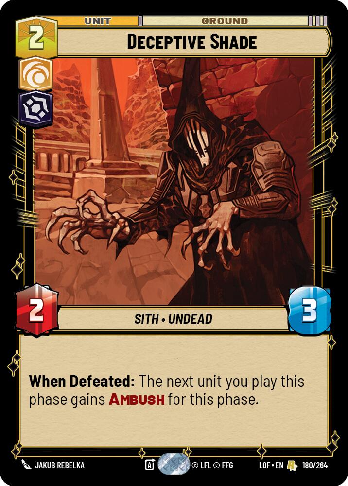 Deceptive Shade (180/264) (180/264) [Legends of the Force] | Fandemonia Ltd