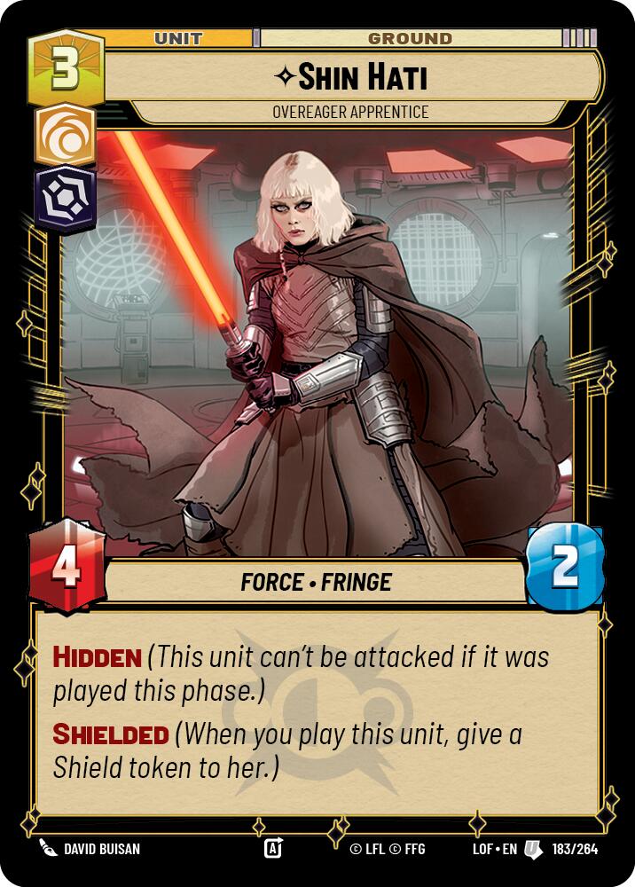 Shin Hati - Overeager Apprentice (183/264) (183/264) [Legends of the Force] | Fandemonia Ltd