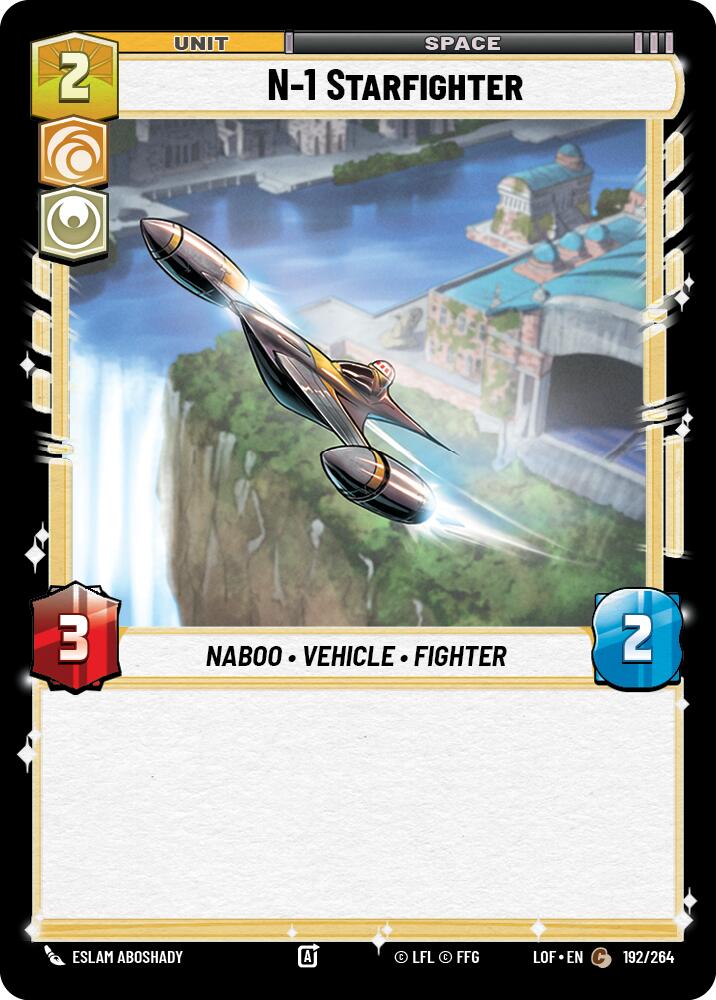 N-1 Starfighter (192/264) (192/264) [Legends of the Force] | Fandemonia Ltd