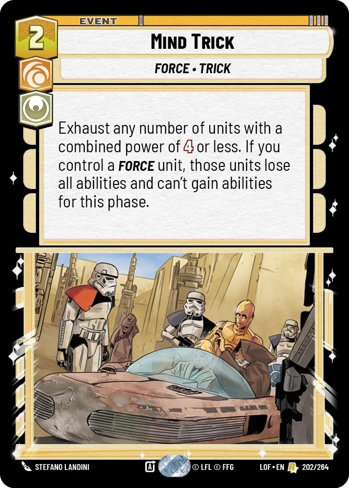Mind Trick (202/264) (202/264) [Legends of the Force] | Fandemonia Ltd