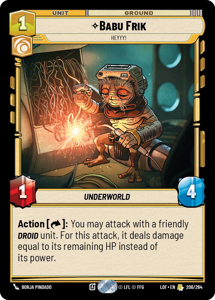 Babu Frik - Heyyy! (206/264) (206/264) [Legends of the Force] | Fandemonia Ltd