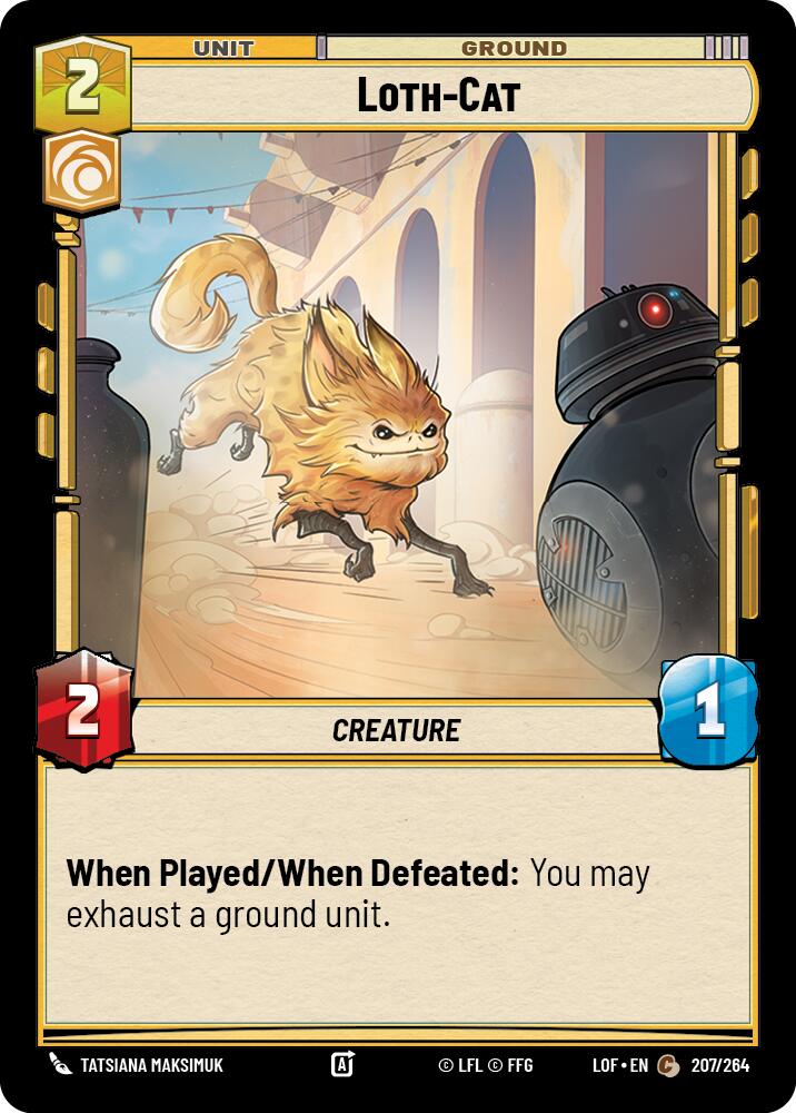 Loth-Cat (207/264) (207/264) [Legends of the Force] | Fandemonia Ltd