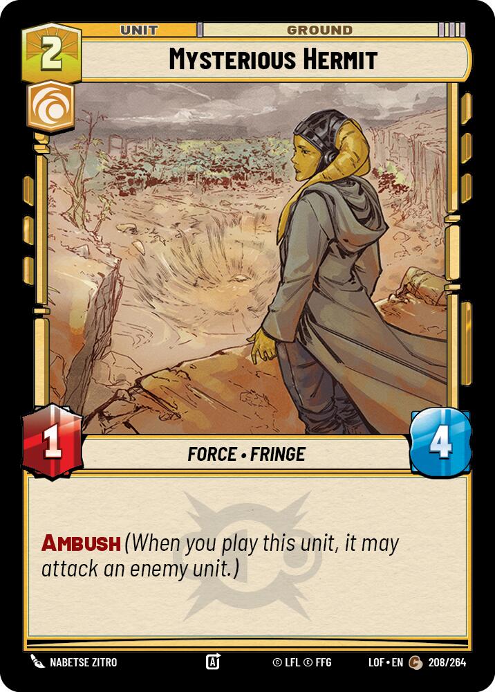 Mysterious Hermit (208/264) (208/264) [Legends of the Force] | Fandemonia Ltd