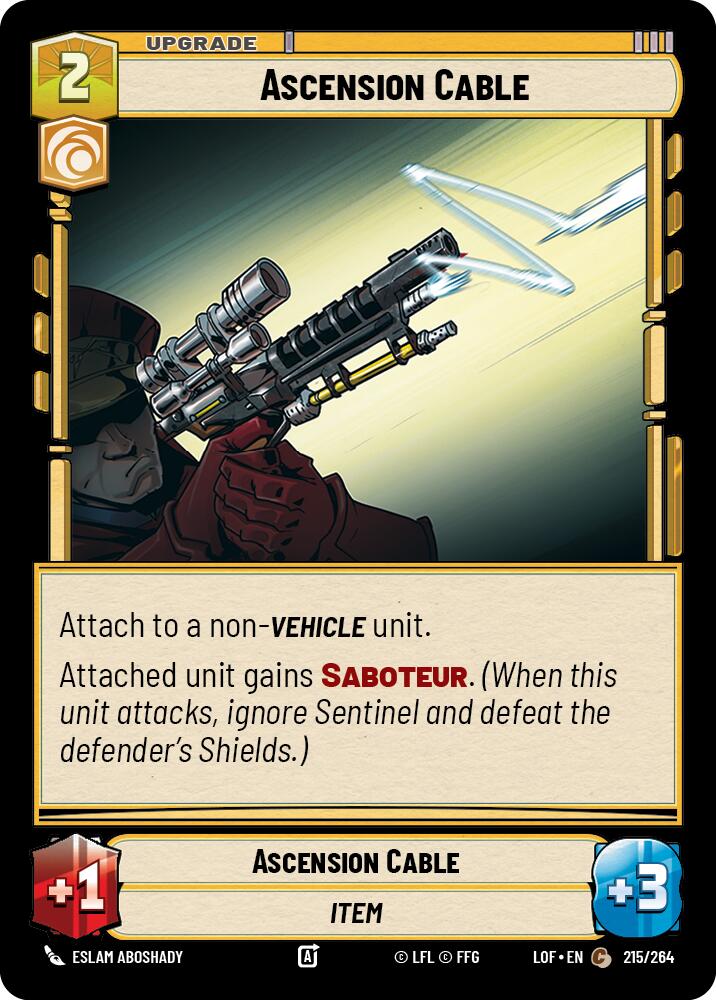 Ascension Cable (215/264) (215/264) [Legends of the Force] | Fandemonia Ltd