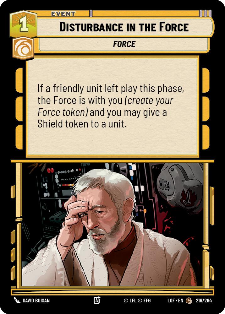 Disturbance in the Force (216/264) (216/264) [Legends of the Force] | Fandemonia Ltd