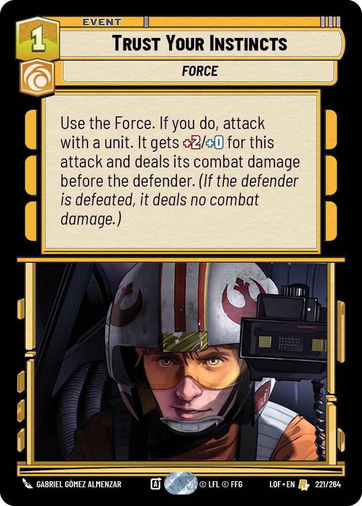 Trust Your Instincts (221/264) (221/264) [Legends of the Force] | Fandemonia Ltd