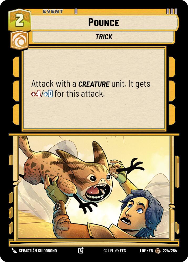 Pounce (224/264) (224/264) [Legends of the Force] | Fandemonia Ltd