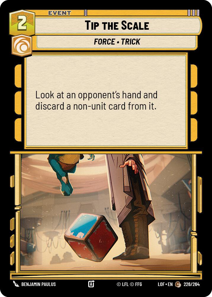 Tip the Scale (226/264) (226/264) [Legends of the Force] | Fandemonia Ltd