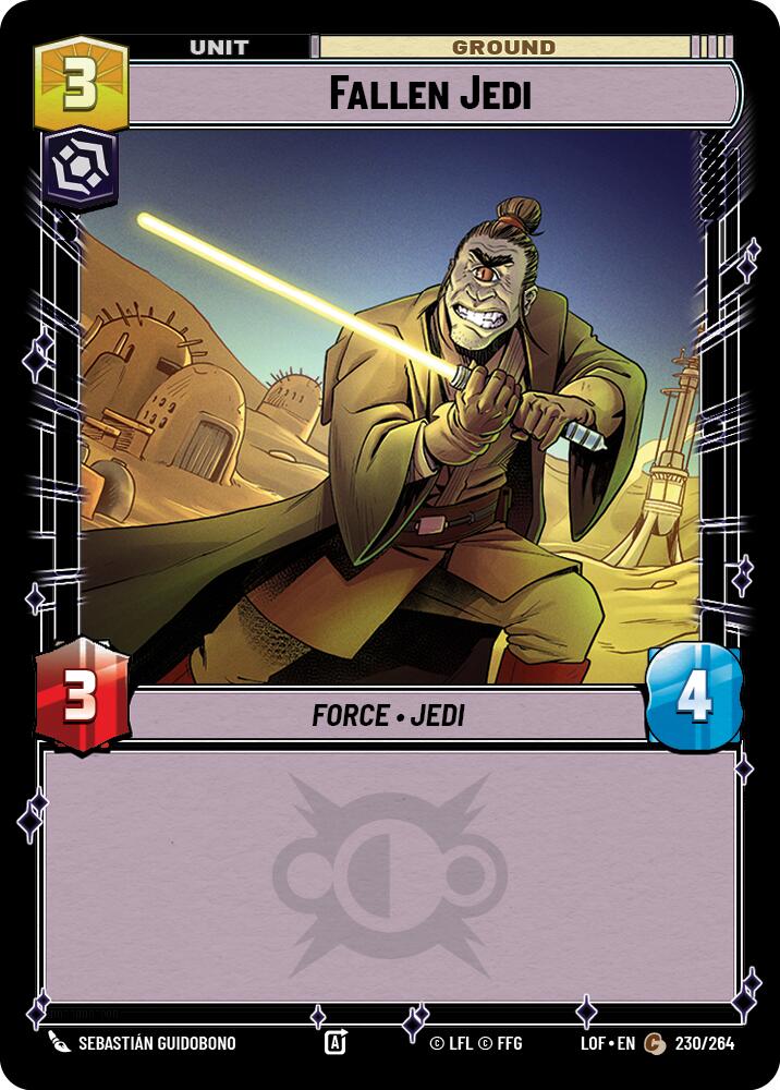 Fallen Jedi (230/264) (230/264) [Legends of the Force] | Fandemonia Ltd