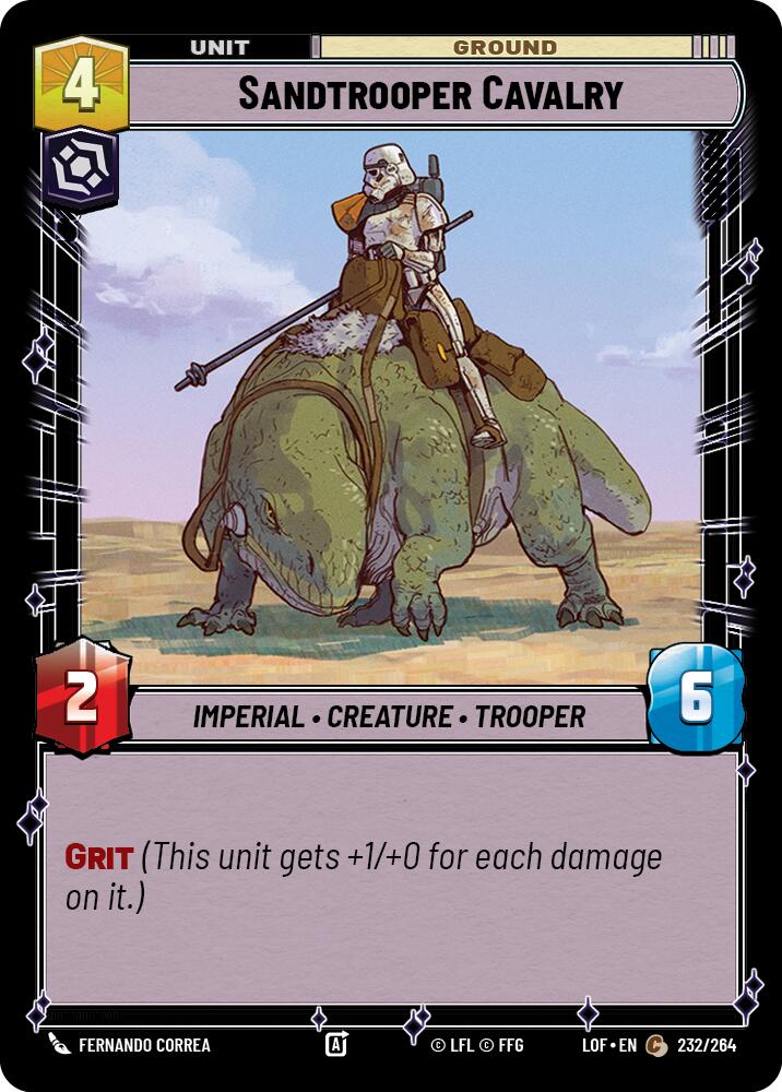 Sandtrooper Cavalry (232/264) (232/264) [Legends of the Force] | Fandemonia Ltd