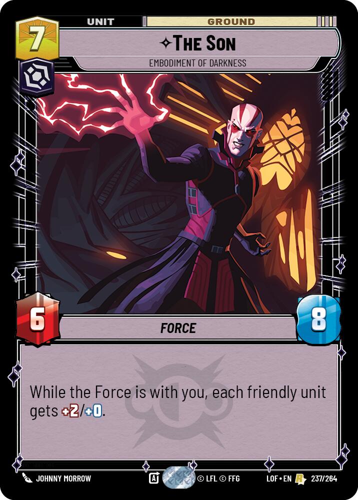 The Son - Embodiment of Darkness (237/264) (237/264) [Legends of the Force] | Fandemonia Ltd