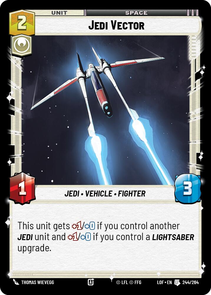 Jedi Vector (244/264) (244/264) [Legends of the Force] | Fandemonia Ltd