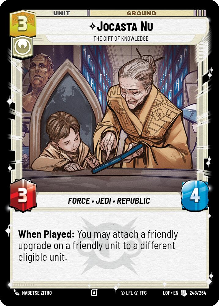 Jocasta Nu - The Gift of Knowledge (248/264) (248/264) [Legends of the Force] | Fandemonia Ltd