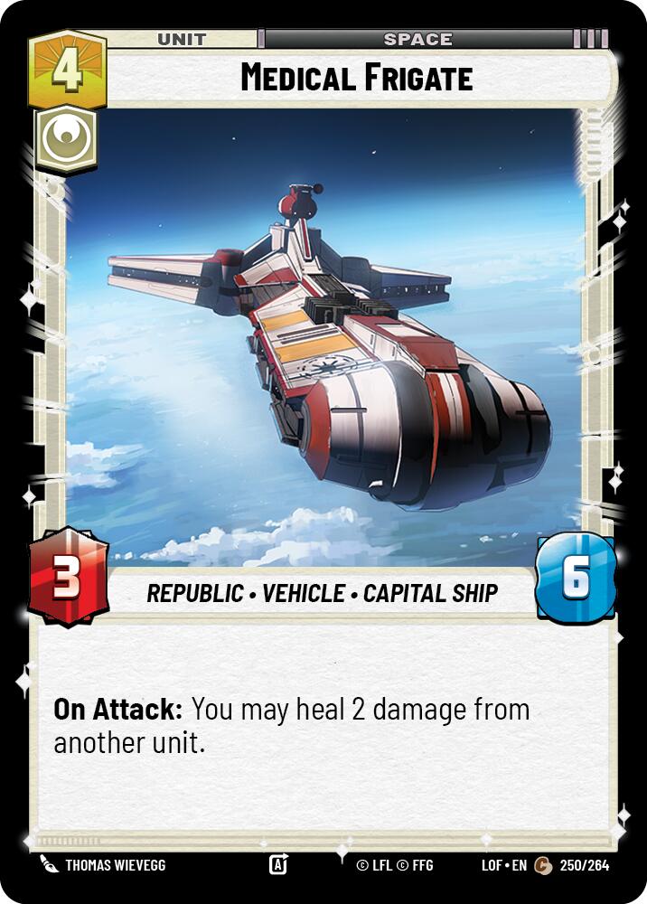 Medical Frigate (250/264) (250/264) [Legends of the Force] | Fandemonia Ltd