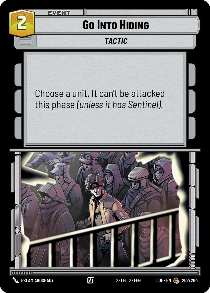 Go Into Hiding (262/264) (262/264) [Legends of the Force] | Fandemonia Ltd