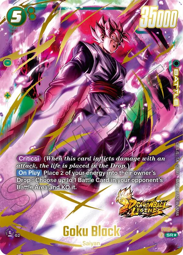 Goku Black (Bonus Pack Alternate Art) [Starter Deck: Giblet] | Fandemonia Ltd
