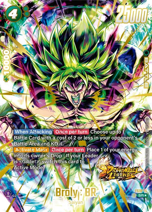 Broly : BR (Bonus Pack Alternate Art) [Starter Deck: Giblet] | Fandemonia Ltd