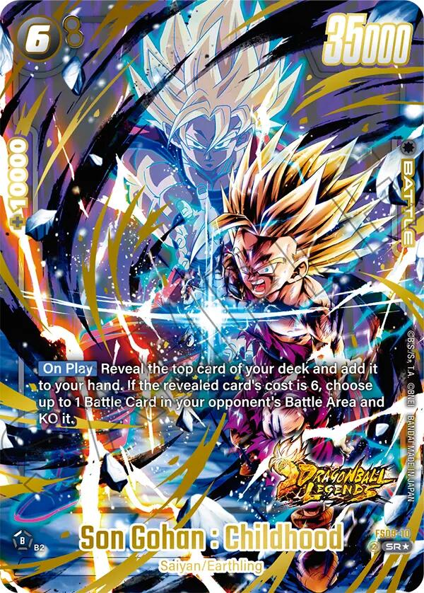 Son Gohan : Childhood (Bonus Pack Alternate Art) [Starter Deck: Shallot] | Fandemonia Ltd