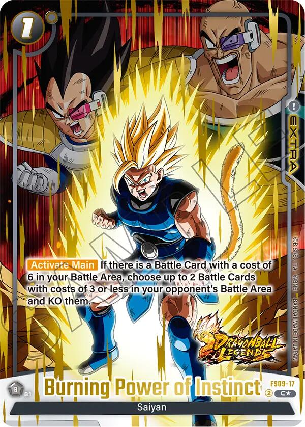 Burning Power of Instinct (Bonus Pack Alternate Art) [Starter Deck: Shallot] | Fandemonia Ltd