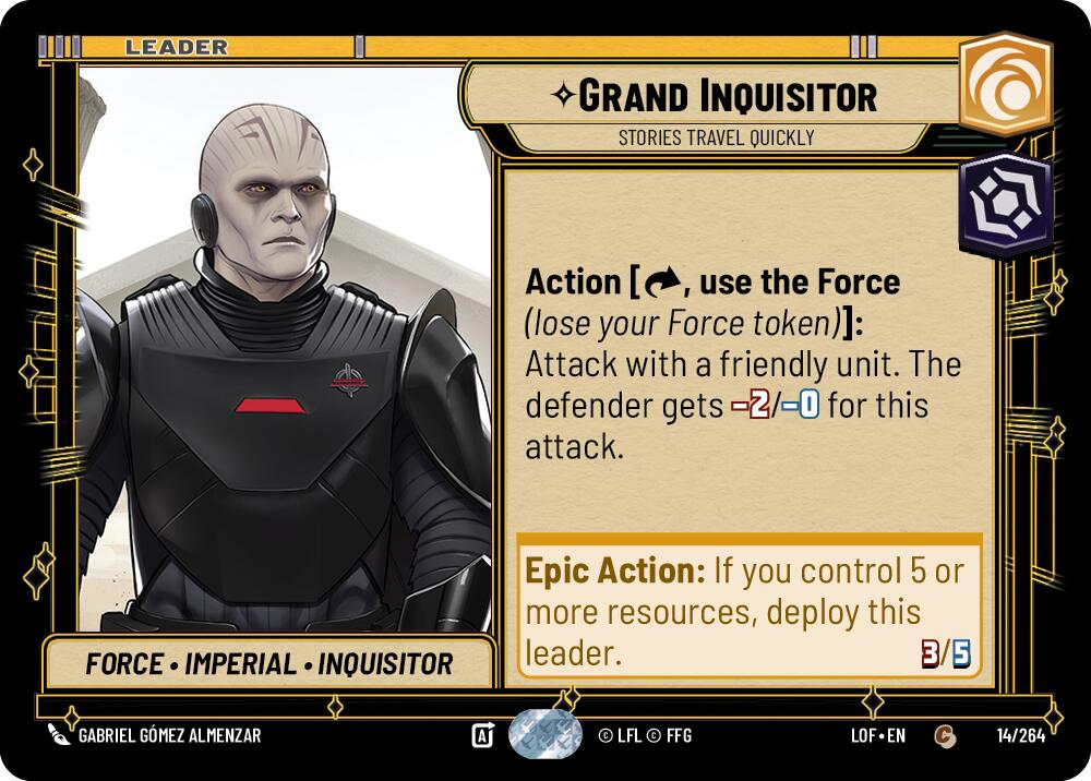Grand Inquisitor - Stories Travel Quickly (014/264) (014/264) [Legends of the Force] | Fandemonia Ltd