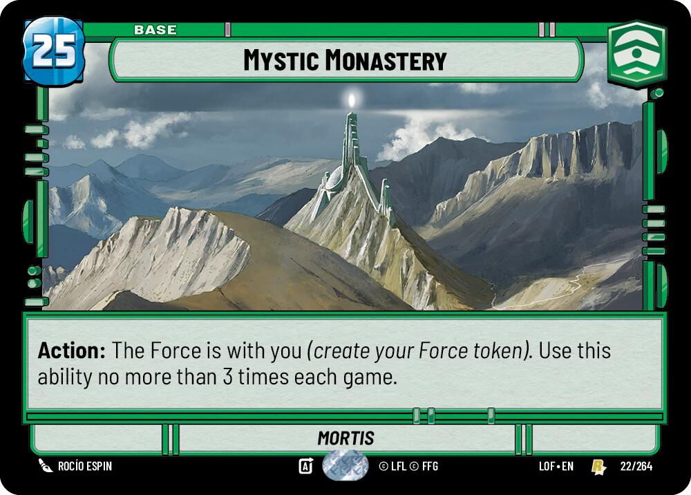 Mystic Monastery (022/264) (022/264) [Legends of the Force] | Fandemonia Ltd