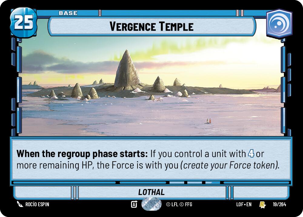 Vergence Temple (019/264) (019/264) [Legends of the Force] | Fandemonia Ltd