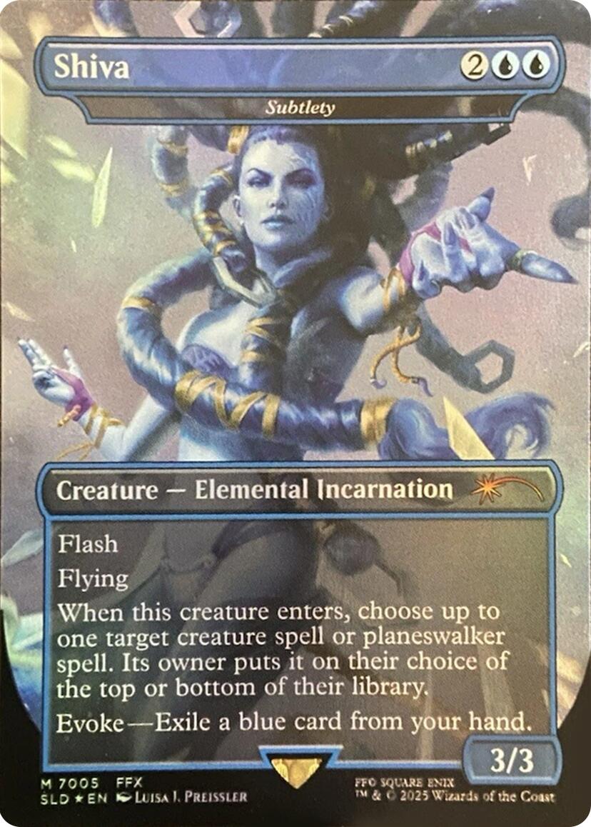 Shiva - Subtlety (Rainbow Foil) [Secret Lair Drop Series] | Fandemonia Ltd