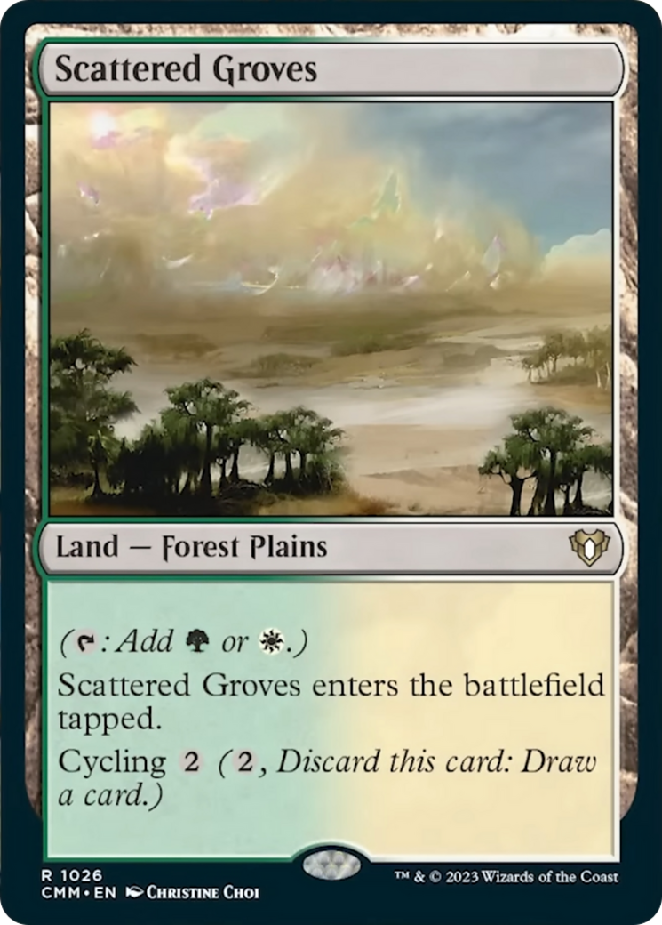 Scattered Groves [Commander Masters] | Fandemonia Ltd