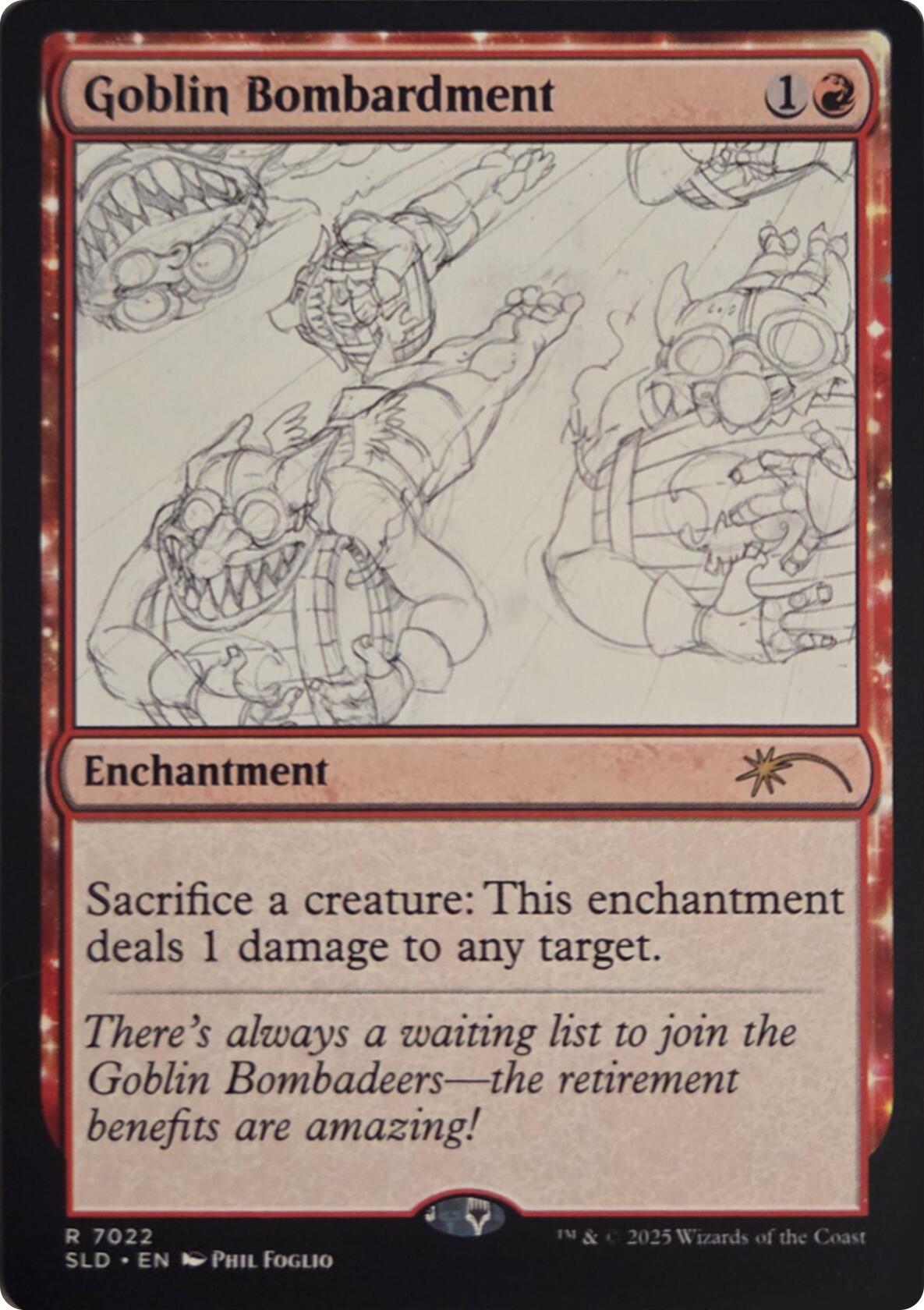Goblin Bombardment (7022) [Secret Lair Drop Series] | Fandemonia Ltd