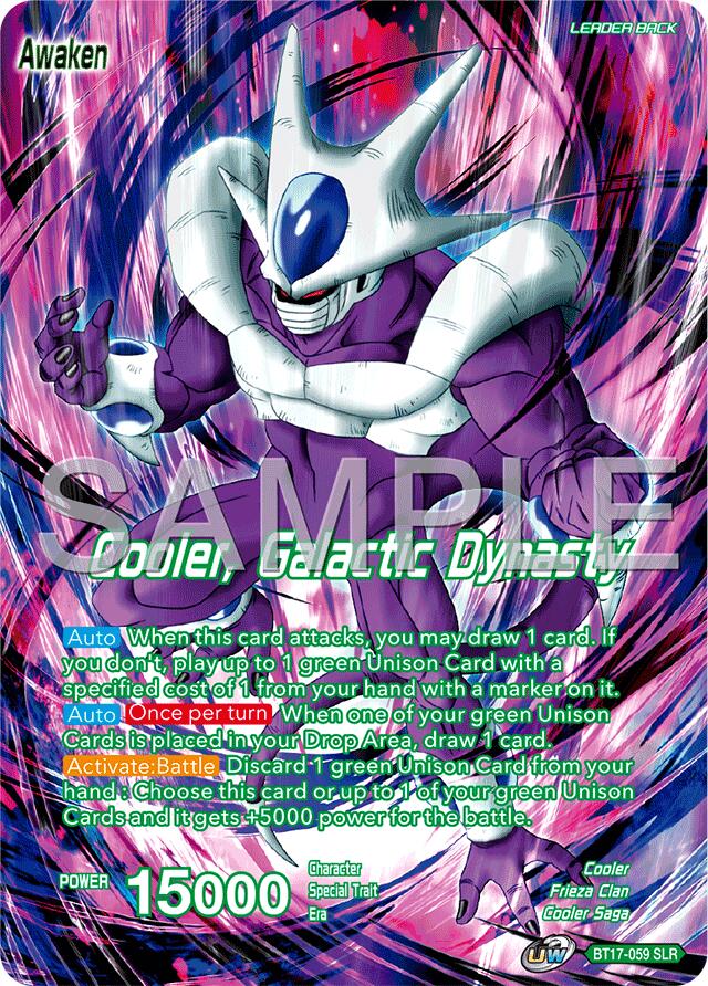 Cooler // Cooler, Galactic Dynasty (Reprint) (BT17-059) [Premium Anniversary Box 2025] | Fandemonia Ltd