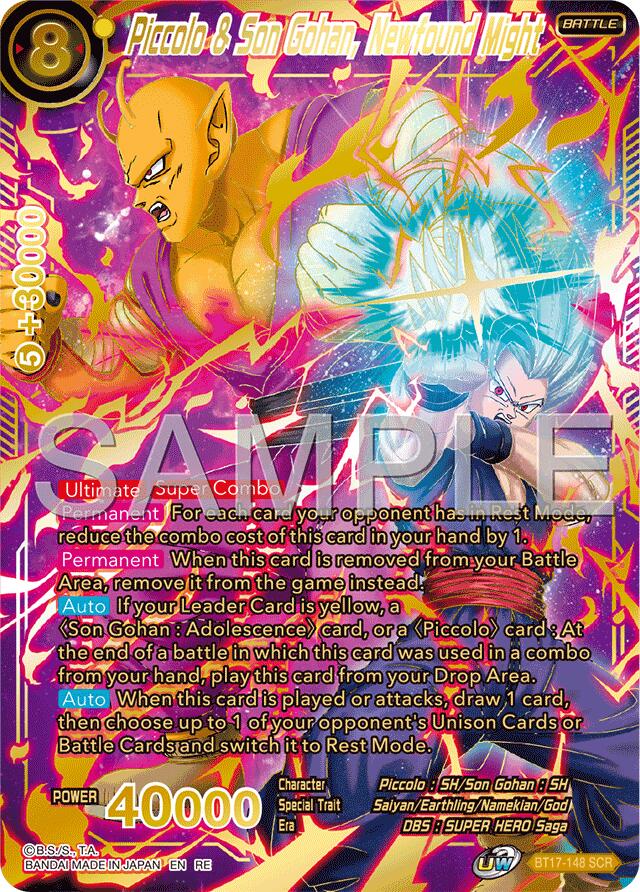 Piccolo & Son Gohan, Newfound Might (Alternate Art) (BT17-148) [Premium Anniversary Box 2025] | Fandemonia Ltd