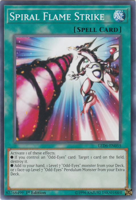 Spiral Flame Strike [LED6-EN055] Common | Fandemonia Ltd