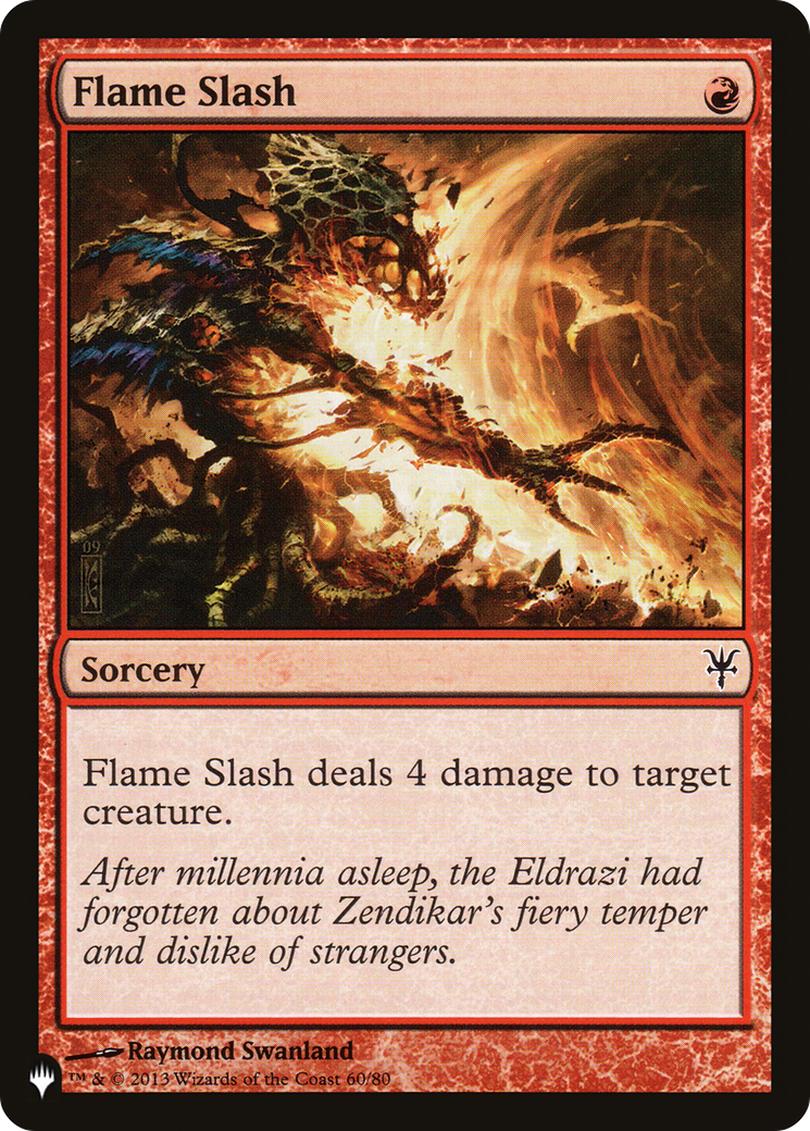 Flame Slash [The List] | Fandemonia Ltd