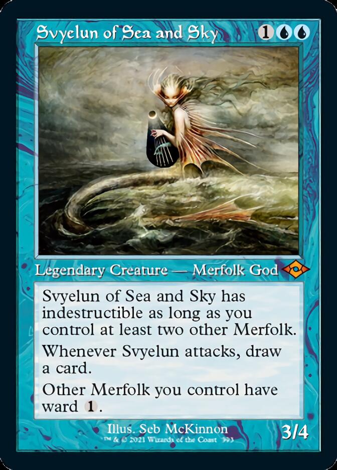 Svyelun of Sea and Sky (Retro Foil Etched) [Modern Horizons 2] | Fandemonia Ltd