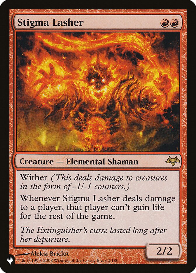 Stigma Lasher [The List] | Fandemonia Ltd