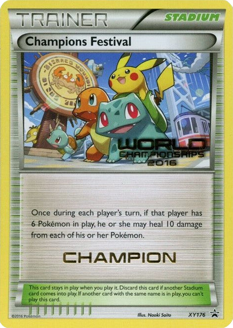 Champions Festival (XY176) (2016 Champion) [XY: Black Star Promos] | Fandemonia Ltd