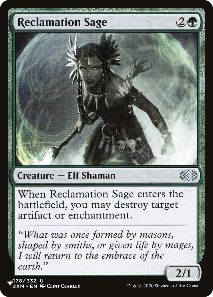 Reclamation Sage (2XM) [The List] | Fandemonia Ltd