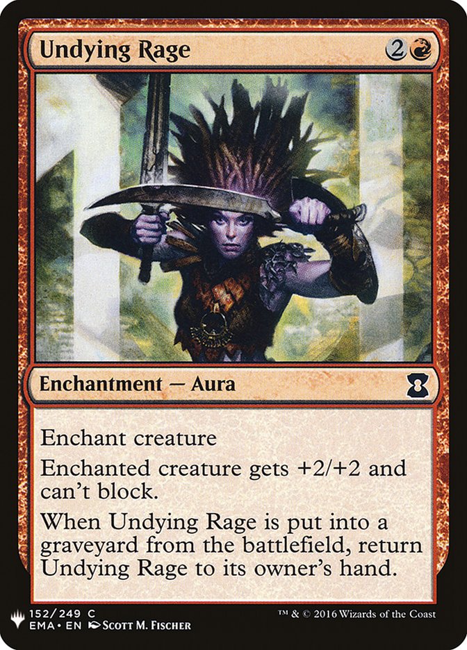 Undying Rage [Mystery Booster] | Fandemonia Ltd